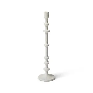 Watson Candleholder White Large by Horgans, a Candle Holders for sale on Style Sourcebook