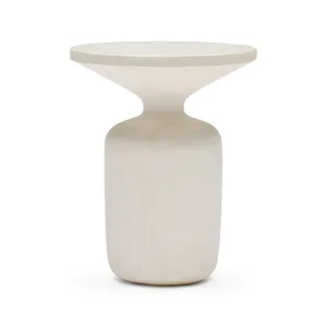 Zadra Outdoor Side Table White by Horgans, a Tables for sale on Style Sourcebook