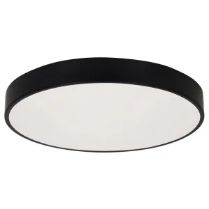 Oriel Lighting Orbis Black TRIcolour LED Ceiling Light Medium by Oriel Lighting, a LED Lighting for sale on Style Sourcebook