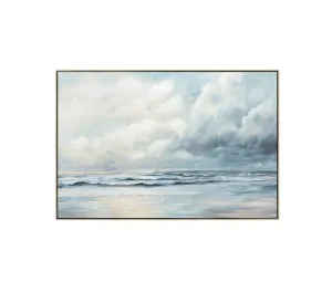 The Sea Storm Wall Art 80cm x 120cm by Luxe Mirrors, a Artwork & Wall Decor for sale on Style Sourcebook