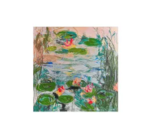 Wild Lillies Enhanced Wall Art Canvas Print 120cm x 120cm by Luxe Mirrors, a Artwork & Wall Decor for sale on Style Sourcebook