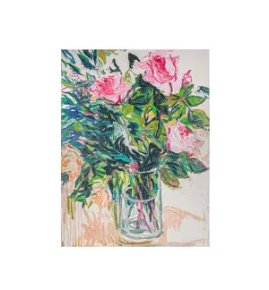 Romantic Bouquet Enhanced Wall Art Canvas Print 200cm x 150cm by Luxe Mirrors, a Artwork & Wall Decor for sale on Style Sourcebook