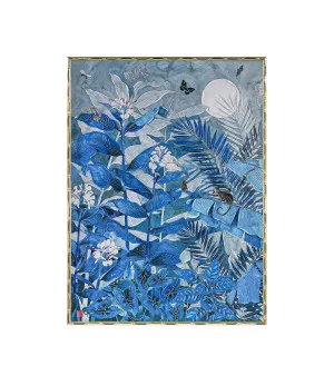 Jungle Blues Series III Enhanced Wall Art Canvas Print 137cm x 103cm by Luxe Mirrors, a Artwork & Wall Decor for sale on Style Sourcebook