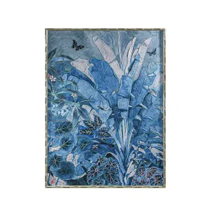 Jungle Blues Series I Enhanced Wall Art Canvas Print 137cm x 103cm by Luxe Mirrors, a Artwork & Wall Decor for sale on Style Sourcebook