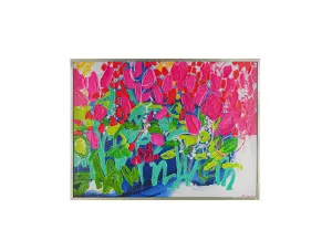 Flower Garden Enhanced Wall Art Canvas Print 140cm x 105cm by Luxe Mirrors, a Artwork & Wall Decor for sale on Style Sourcebook