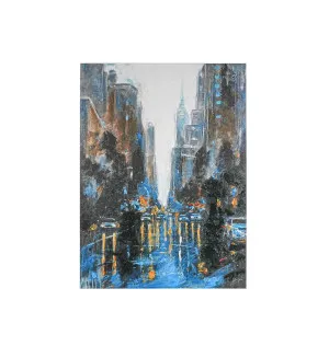 City Scape Enhanced Wall Art Canvas Print 115cm x 85cm by Luxe Mirrors, a Artwork & Wall Decor for sale on Style Sourcebook