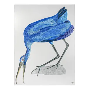 Hand-Painted Birds of a Feather II Wall Art Canvas 200cm x 100cm by Luxe Mirrors, a Artwork & Wall Decor for sale on Style Sourcebook
