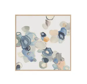 Hand-Painted Deep Water Canvas 120cm x 120cm by Luxe Mirrors, a Artwork & Wall Decor for sale on Style Sourcebook