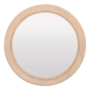 Royal Round Mirror 100cm in Reclaimed Elm by OZ Design, a Mirrors for sale on Style Sourcebook