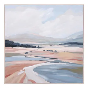 Gentle Journey Box Framed Canvas in 100 x 100cm by OZ Design, a Painted Canvases for sale on Style Sourcebook
