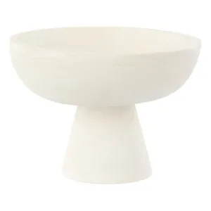 Picton Footed Bowl 30x21cm in White by OZ Design, a Decorative Plates & Bowls for sale on Style Sourcebook