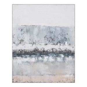 Hues of Blue Box Framed Canvas in 120 x 150cm by OZ Design, a Painted Canvases for sale on Style Sourcebook