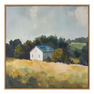 Prairy House Box Framed Canvas in 60 x 60cm by OZ Design, a Painted Canvases for sale on Style Sourcebook