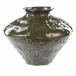 Silva Vase Medium 26x26cm in Green by OZ Design, a Vases & Jars for sale on Style Sourcebook
