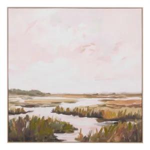 Twilight Blush Box Framed Canvas in 120 x 120cm by OZ Design, a Painted Canvases for sale on Style Sourcebook