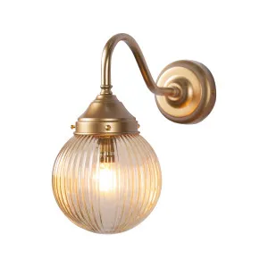 Dakota Reeded Glass Exterior Light by Fat Shack Vintage, a Outdoor Lighting for sale on Style Sourcebook