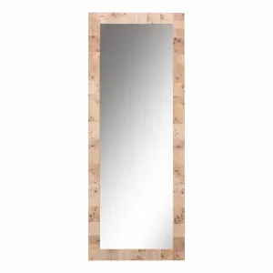 Plaza Standing Mirror 70x180cm in Aspen Burl by OZ Design, a Mirrors for sale on Style Sourcebook