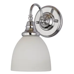 Benson 1 Light Wall Bracket, Chrome by null, a Wall Lighting for sale on Style Sourcebook
