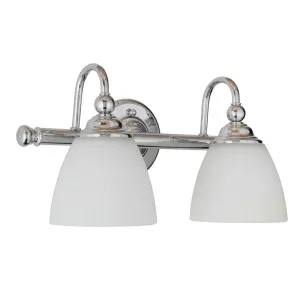 Nova 2 Light Wall Bracket, Chrome by null, a Wall Lighting for sale on Style Sourcebook