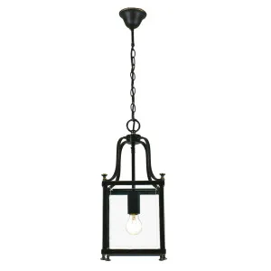 Michigan Small 1 Light Lantern, Bronze by null, a Lighting for sale on Style Sourcebook