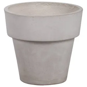 Winston 30x28cm Concrete Planter, Milky White by Schots Home Emporium, a Baskets, Pots & Window Boxes for sale on Style Sourcebook