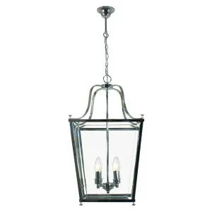 Montana Medium 4 Light Lantern, Chrome by null, a Lighting for sale on Style Sourcebook