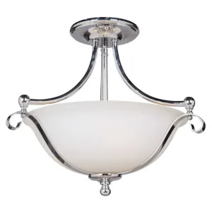 Dallas 2 Light Semi Flush, Chrome by null, a Lighting for sale on Style Sourcebook