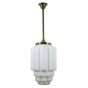 Standard 3/4 inchx1/2m Rod Set w/Bergerac Large Glass, PB by null, a Lighting for sale on Style Sourcebook
