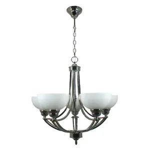 Houston 5 Light Pendant, Chrome by null, a Lighting for sale on Style Sourcebook