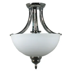Houston 2 Light Semi Flush, Chrome by null, a Lighting for sale on Style Sourcebook