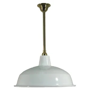 Standard 3/4 inchx1/2m Rod Set w/42cm Warehouse, White by null, a Lighting for sale on Style Sourcebook