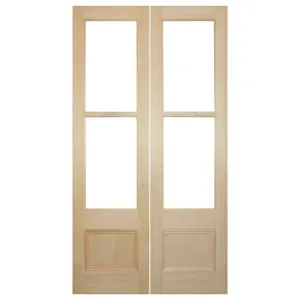 Pair of Tall Internal Glazed French 72cm Doors, Raw HV by Schots Home Emporium, a Internal Doors for sale on Style Sourcebook