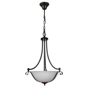 Dallas 3 Light Single Pendant, Bronze by null, a Lighting for sale on Style Sourcebook