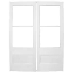 Pair of Tall 82cm Internal Glaze French Door White by Schots Home Emporium, a Internal Doors for sale on Style Sourcebook