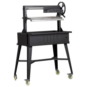 Argentinian 95cm Black Steel Grill BBQ by Schots Home Emporium, a BBQs for sale on Style Sourcebook