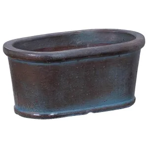 Castel Pot 34cm Antique Aqua by Schots Home Emporium, a Baskets, Pots & Window Boxes for sale on Style Sourcebook