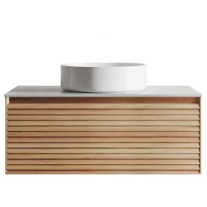 Donna 90 Single Wall Hung Vanity, Light Ash by null, a Vanities for sale on Style Sourcebook