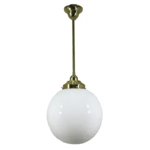 Standard 10 Inch 1 Light Pendant, Polished Brass by null, a Lighting for sale on Style Sourcebook