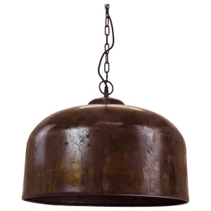 Tangier Large Iron Pendant Light, Rustic by null, a Lighting for sale on Style Sourcebook