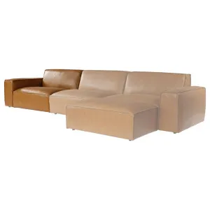 Nola Leather Right Sofa Seat, Como Tan by Schots Home Emporium, a Sofas for sale on Style Sourcebook