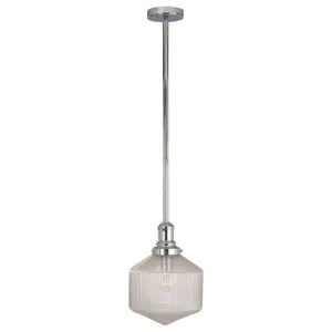 Jefferson Small Pendant, Clear Chrome by null, a Lighting for sale on Style Sourcebook