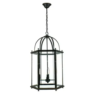 Country Large 4 Light Lantern, Bronze by null, a Lighting for sale on Style Sourcebook