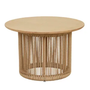 Anton Rope Coffee Table - Light Oak - Natural Papercord by GlobeWest, a Coffee Table for sale on Style Sourcebook