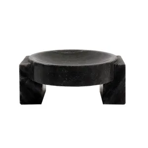 Rufus Hedra Bowl - Black Marble by GlobeWest, a Decorative Plates & Bowls for sale on Style Sourcebook