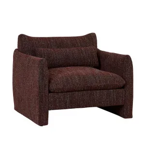 Sidney Peak Sofa Chair - Plum Speckle by GlobeWest, a Chairs for sale on Style Sourcebook