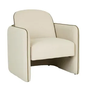 Leora Occasional Chair - Greige by GlobeWest, a Chairs for sale on Style Sourcebook