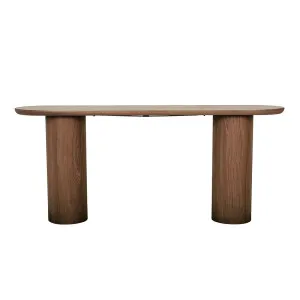 Seb Oval Console - Walnut by GlobeWest, a Console Table for sale on Style Sourcebook