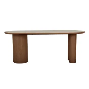 Seb Oval Desk - Walnut by GlobeWest, a Desks for sale on Style Sourcebook