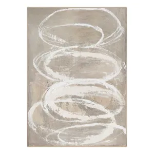 Dancing Spirals 1 Box Framed Canvas in 100 x 140cm by OZ Design, a Painted Canvases for sale on Style Sourcebook