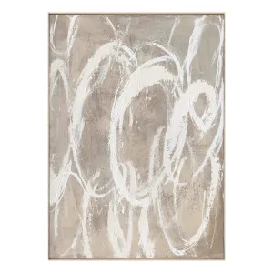 Dancing Spirals 2 Box Framed Canvas in 100 x 140cm by OZ Design, a Painted Canvases for sale on Style Sourcebook